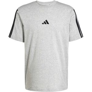 adidas Essentials 3-Streifen Graues T-Shirt - Herren adidas Essentials 3-Streifen Graues T-Shirt - Herren