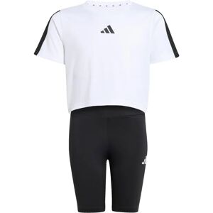 Adidas Sportswear JG Tr-es 3S Set - Schwarz-Weiß - Sportswear Set Adidas Sportswear JG Tr-es 3S Set - Schwarz-Weiß - Sportswear Set