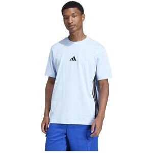 Adidas M 3S SJ T-Shirt - Blau/Schwarz Sportswear Adidas M 3S SJ T-Shirt - Blau/Schwarz Sportswear
