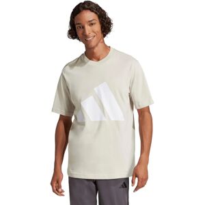 ADIDAS Herr T-Shirt Vit - Sportig, Rund hals, 100% bomull ADIDAS Herr T-Shirt Vit - Sportig, Rund hals, 100% bomull
