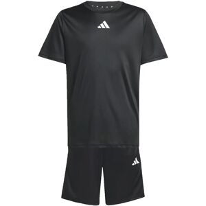 adidas Kids' 3 Stripe Lichtgewicht Top & Shorts - Trainingspak adidas Kids' 3 Stripe Lichtgewicht Top & Shorts - Trainingspak