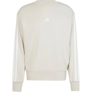 Sudadera French Terry Essentials 3-Barras - Hombre - Beige Sudadera French Terry Essentials 3-Barras - Hombre - Beige