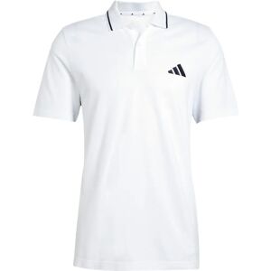 adidas Essentials 3-Stripes Piqué Polo - Homme - Blanc - Publicité adidas Essentials 3-Stripes Piqué Polo - Homme - Blanc - Publicité