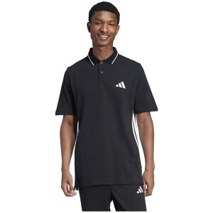 adidas M 3S PQ PS Camisa Polo Blanco/Negro - Polo Shirt adidas M 3S PQ PS Camisa Polo Blanco/Negro - Polo Shirt