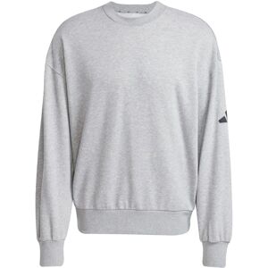 adidas Essentials Loose Fit 3 Bar Logo Sweatshirt - Mens - Grey adidas Essentials Loose Fit 3 Bar Logo Sweatshirt - Mens - Grey