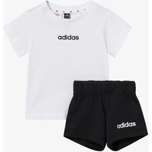 Adidas sporttøj sæt - Model 160, Hvid/Sort, Størrelse 62 Adidas sporttøj sæt - Model 160, Hvid/Sort, Størrelse 62