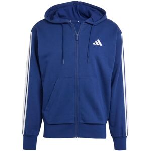adidas Essentials 3-Stripes French Terry Hoodie - Blauw adidas Essentials 3-Stripes French Terry Hoodie - Blauw