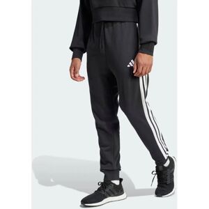 adidas Essential 3-Stripes French Terry Joggers - Mens - Black adidas Essential 3-Stripes French Terry Joggers - Mens - Black