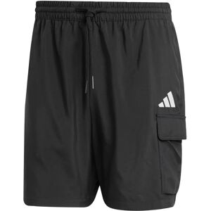adidas Essentials Small Logo Cargo Chelsea Shorts - Black adidas Essentials Small Logo Cargo Chelsea Shorts - Black