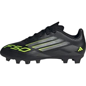 adidas Kids F50 Club Firm/Multi-Ground Football Boots - Black adidas Kids F50 Club Firm/Multi-Ground Football Boots - Black