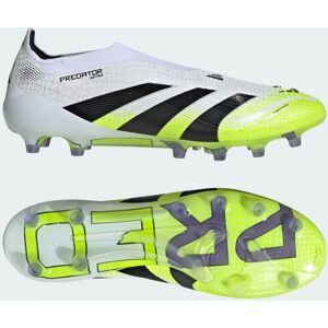 adidas Predator Elite Laceless Artificial Grass Boots - White adidas Predator Elite Laceless Artificial Grass Boots - White