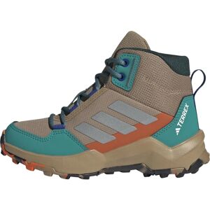 adidas Kids Terrex Ax4r Mid Hiking Shoes - Brown adidas Kids Terrex Ax4r Mid Hiking Shoes - Brown
