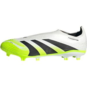adidas White Laceless Predator Football Boots - Multi-Ground adidas White Laceless Predator Football Boots - Multi-Ground