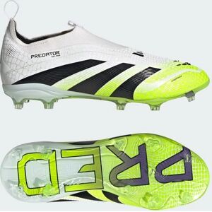 adidas Kids Predator Elite Laceless Football Boots - White adidas Kids Predator Elite Laceless Football Boots - White