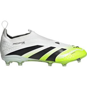 adidas Kids Predator Elite Laceless Football Boots - White adidas Kids Predator Elite Laceless Football Boots - White