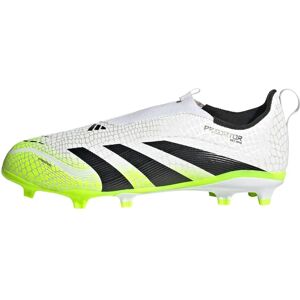 adidas Kids Predator League Laceless Football Boots - White adidas Kids Predator League Laceless Football Boots - White