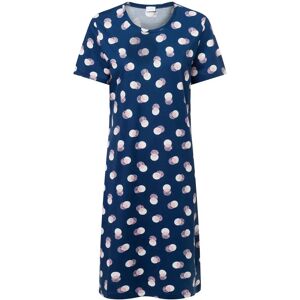 Mey Nachthemd Scribbled Dots Deep Marine - Nachthemd Mey Nachthemd Scribbled Dots Deep Marine - Nachthemd