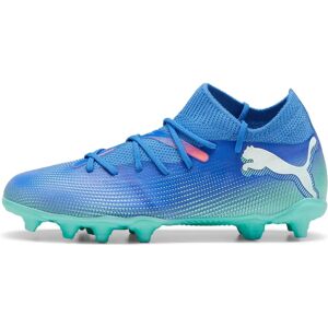 Puma Future 7 Match Rush Junior Football Boots - Blue/Green Puma Future 7 Match Rush Junior Football Boots - Blue/Green