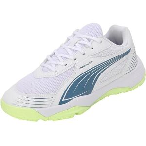 PUMA Solarflash III Kids White Blue Horizon Yellow - Hallensportschuhe PUMA Solarflash III Kids White Blue Horizon Yellow - Hallensportschuhe