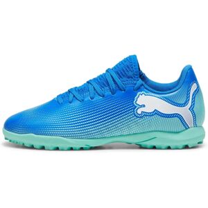 Puma Future 7 Junior Astro Turf Trainers - Blue/Green/Wht - Football Shoes Puma Future 7 Junior Astro Turf Trainers - Blue/Green/Wht - Football Shoes