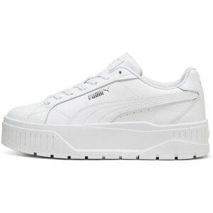 Puma Karmen II White Leather Sneakers - Shoes Puma Karmen II White Leather Sneakers - Shoes