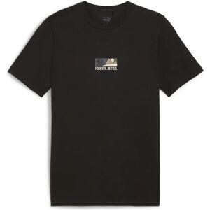 Puma Black Regular Fit Short Sleeve T-Shirt - Sportswear Puma Black Regular Fit Short Sleeve T-Shirt - Sportswear