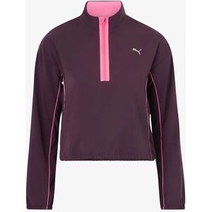 Puma Dam Lila Run for Her Half-Zip T-shirt - Sport Puma Dam Lila Run for Her Half-Zip T-shirt - Sport