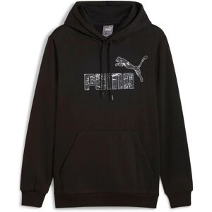 PUMA ESS+ CAMO HOODIE FL - Felpa con cappuccio, Mimetico, Nero, Uomo PUMA ESS+ CAMO HOODIE FL - Felpa con cappuccio, Mimetico, Nero, Uomo