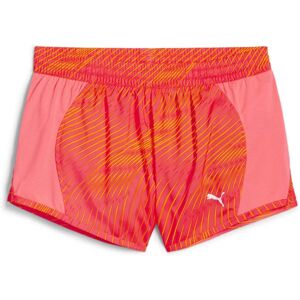 Puma Womens Pink Short Run Velocity 3" Printed Woven Running Shorts - Sport Puma Womens Pink Short Run Velocity 3" Printed Woven Running Shorts - Sport