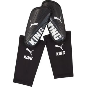 Puma King Sleeve Shin Guards - Large - Black/White - Shinguards Puma King Sleeve Shin Guards - Large - Black/White - Shinguards