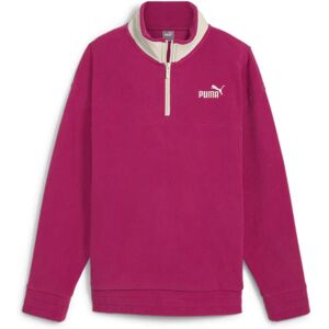 PUMA ESS ELEVATED Crew Magenta Sweatshirt - Sweatshirt PUMA ESS ELEVATED Crew Magenta Sweatshirt - Sweatshirt