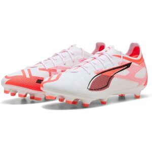 Chaussures de football PUMA Ultra 5 Pro FG/AG - Blanc/Noir/Rouge Chaussures de football PUMA Ultra 5 Pro FG/AG - Blanc/Noir/Rouge
