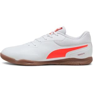 PUMA TRUCO III Indoor Football Shoes - White, Red, Crimson, Black PUMA TRUCO III Indoor Football Shoes - White, Red, Crimson, Black