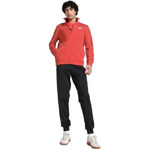 Puma Uomo Tuta in Poliestere Rosso - Casual Sport Multisport Manica Lunga Puma Uomo Tuta in Poliestere Rosso - Casual Sport Multisport Manica Lunga