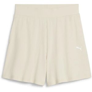 PUMA ESS Elevated Hoch taillierte Rippen-Shorts - Shorts PUMA ESS Elevated Hoch taillierte Rippen-Shorts - Shorts
