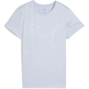 Puma Dam Sporttopp - W TAD ESSENTIAL Heather Logo Tee (M) - Blå Puma Dam Sporttopp - W TAD ESSENTIAL Heather Logo Tee (M) - Blå