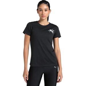 Puma M Black Short Sleeve T-Shirt - T-Shirt Puma M Black Short Sleeve T-Shirt - T-Shirt