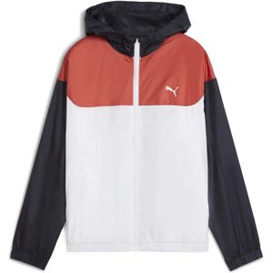 PUMA Vit vindjacka för barn & tonåringar - Vindskyddande, Återvunnen polyester PUMA Vit vindjacka för barn & tonåringar - Vindskyddande, Återvunnen polyester