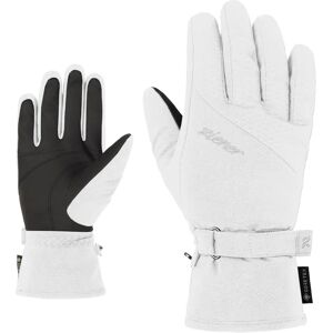 Ziener KLAIRE GTX Witte Skihandschoenen Vrouwen Ziener KLAIRE GTX Witte Skihandschoenen Vrouwen
