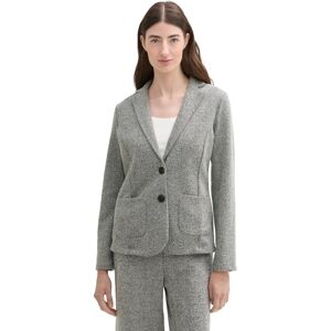 TOM TAILOR Szary XL casualowy żakiet - Blazer TOM TAILOR Szary XL casualowy żakiet - Blazer