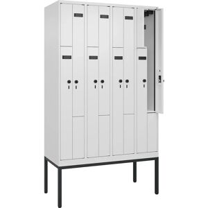 Casier Kaiserkraft EVOLO Plus - 4 compartiments, blanc, acier - Publicité Casier Kaiserkraft EVOLO Plus - 4 compartiments, blanc, acier - Publicité