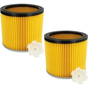 vhbw 2x Bosch Vacuum Cartridge Filter - Dry Wet - Yellow Black Silver vhbw 2x Bosch Vacuum Cartridge Filter - Dry Wet - Yellow Black Silver