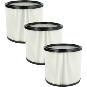 vhbw 3x Pleated Filter Replacement - Black/White - Cartridge Filter vhbw 3x Pleated Filter Replacement - Black/White - Cartridge Filter