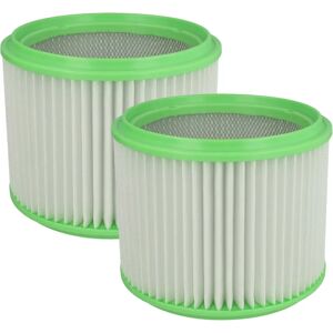 vhbw 2x Pleated Filter for Vacuum Cleaners - Green White - Vacuum Filter vhbw 2x Pleated Filter for Vacuum Cleaners - Green White - Vacuum Filter