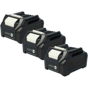 vhbw 3x Batería para herramientas Makita - 2500mAh, 40V, Negro vhbw 3x Batería para herramientas Makita - 2500mAh, 40V, Negro