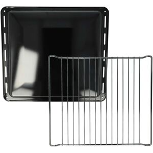 vhbw VHBWX - black and silver - baking tray and wire rack set vhbw VHBWX - black and silver - baking tray and wire rack set