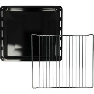 Vhbw Oven Accessory Set - Baking Tray & Grill - Replaces AEG 3870287202, 3870288200 Vhbw Oven Accessory Set - Baking Tray & Grill - Replaces AEG 3870287202, 3870288200