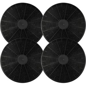 VHBW 4x Filtre à Charbon Actif - Compatible avec Hottes de Cuisine Respekta - Noir VHBW 4x Filtre à Charbon Actif - Compatible avec Hottes de Cuisine Respekta - Noir