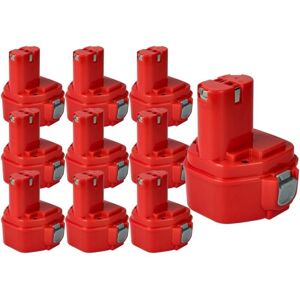 vhbw Makita Battery Pack - 12V 3000mAh NiMH Red vhbw Makita Battery Pack - 12V 3000mAh NiMH Red