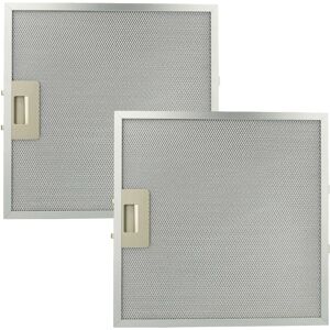 VHBW Silver Metal Filter Set for Cooker Hood - 2x 32x32x0.85cm VHBW Silver Metal Filter Set for Cooker Hood - 2x 32x32x0.85cm